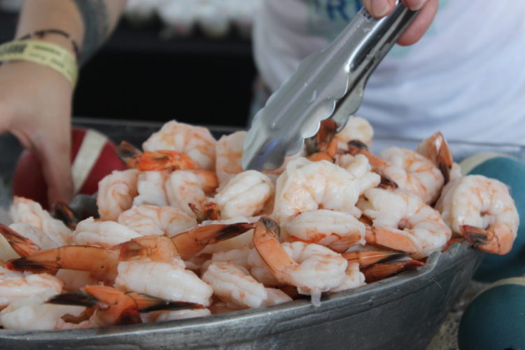 South Beach Seafood Festival Papa's Raw Bar Shrimp Cocktail