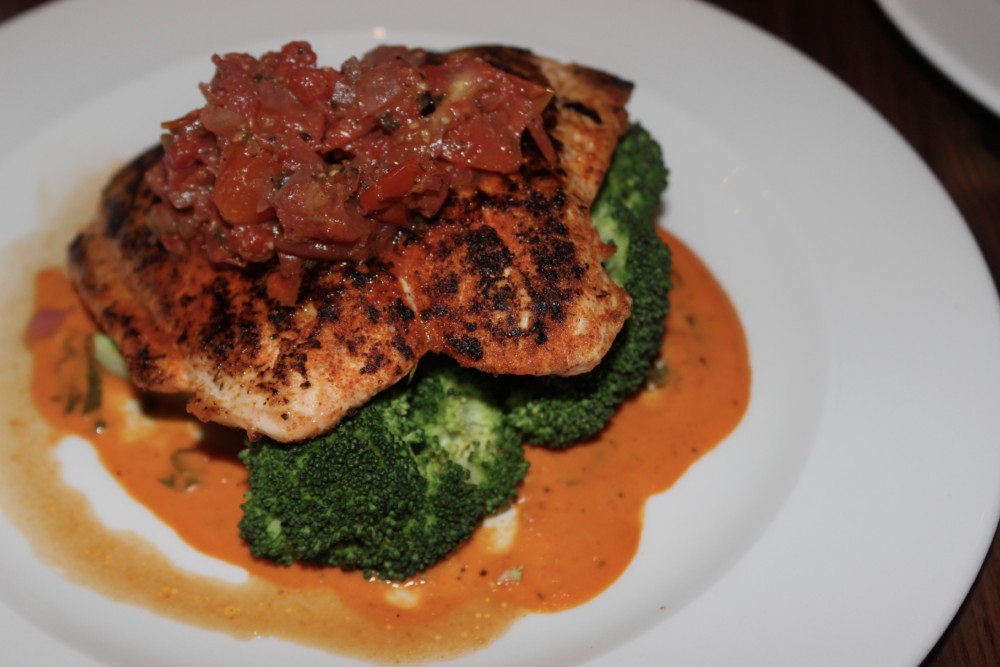 Burton's Grill and Bar, Paleo Pan Seared Salmon