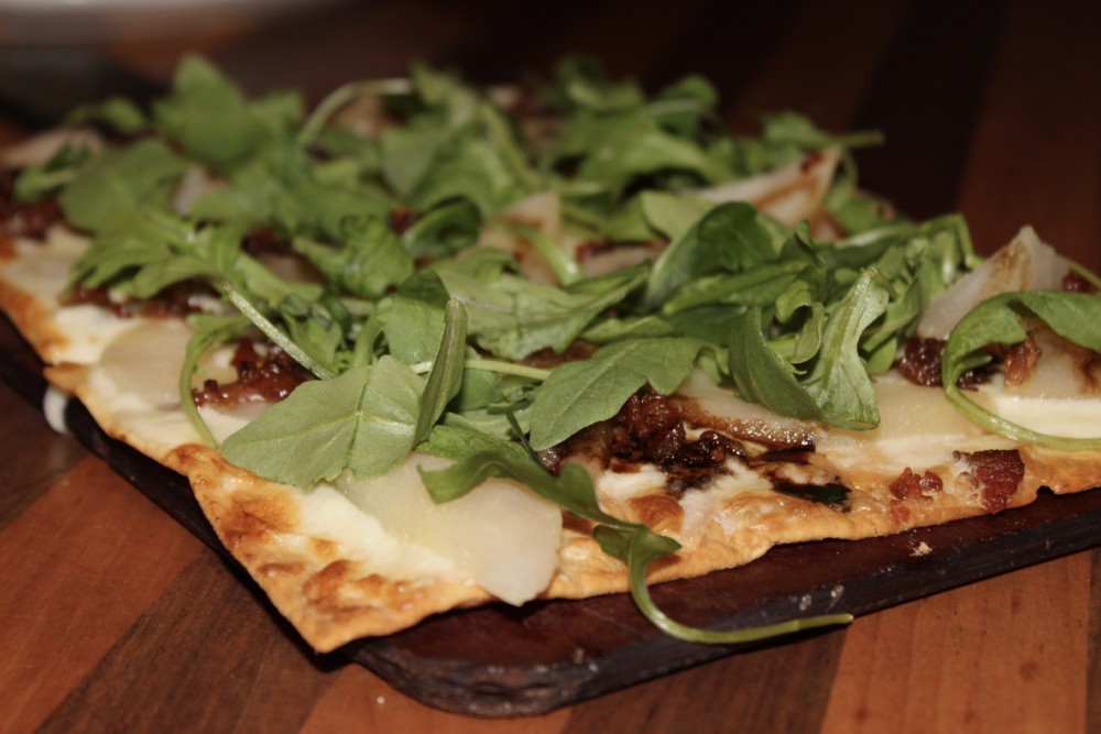 Deck 84 Delray Beach Pear and Brie Flatbread