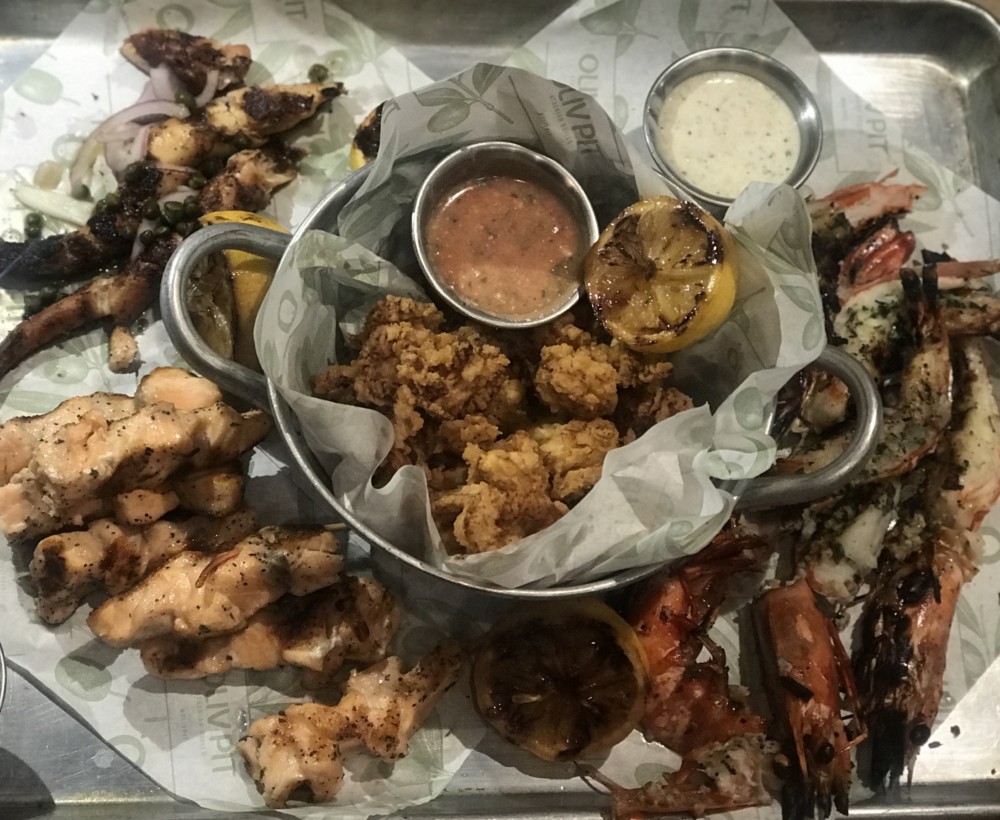 Oliv Pit Boca Raton, Seafood Platter