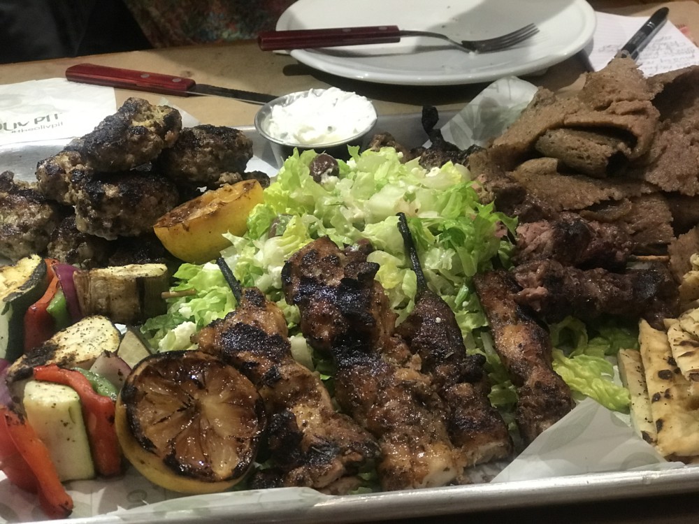 Oliv Pit Boca Raton, Mixed Grill Platter