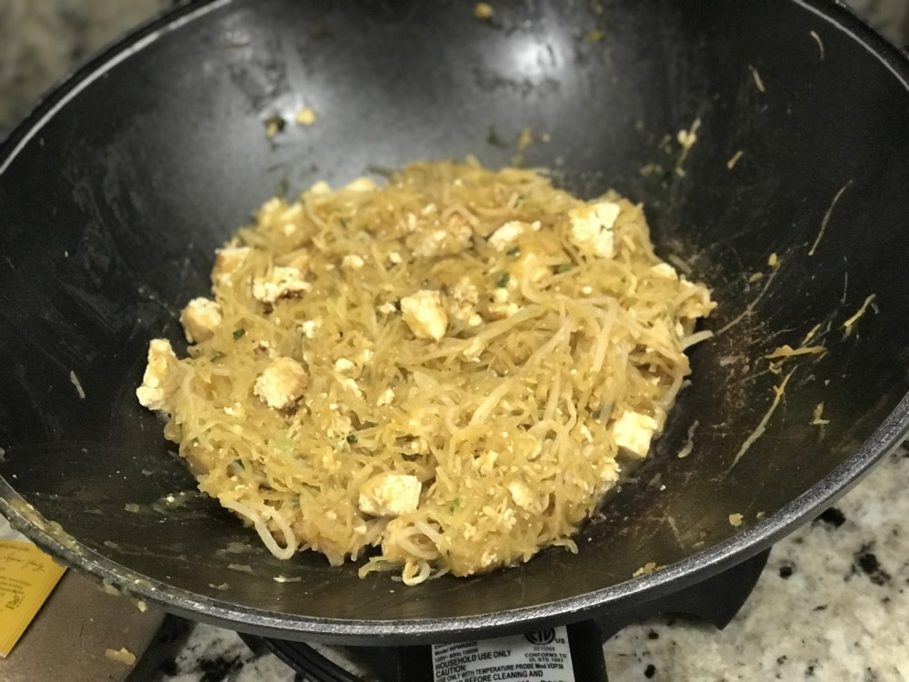 Spaghetti Squash Pad Thai