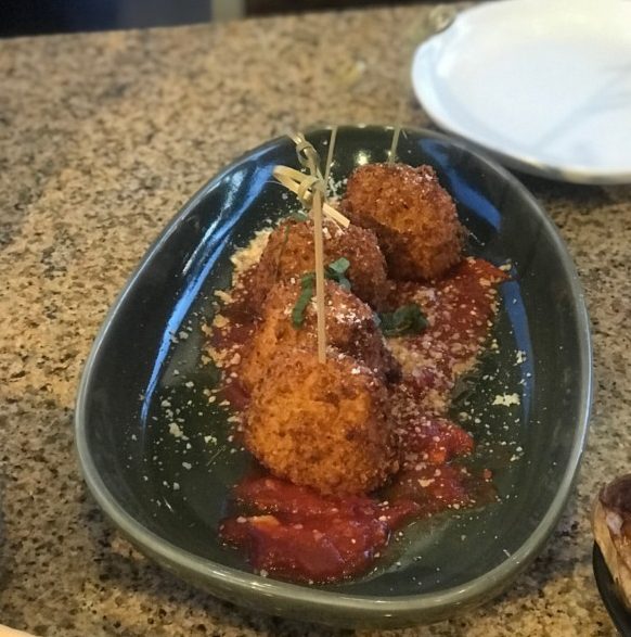 Prezzo Boca Raton, Tomato Risotto Croquettes