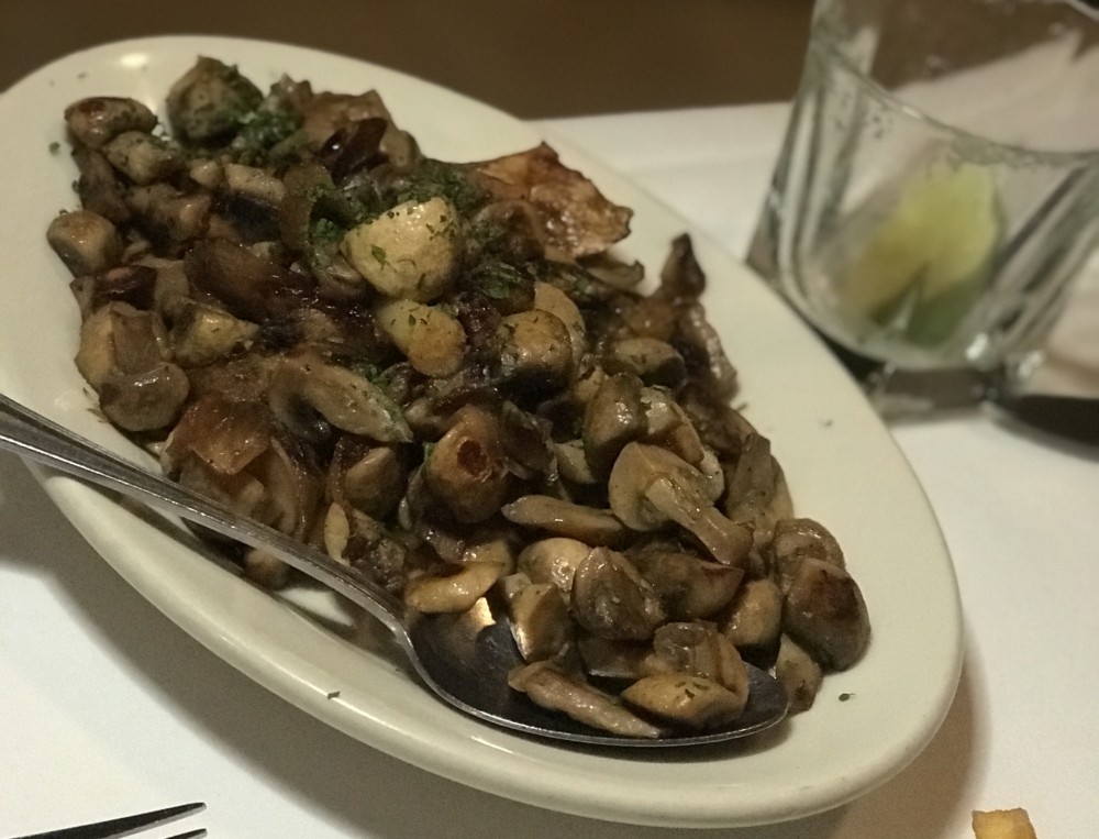 Wolfgang's Steakhouse Miami, Sauteed Mushrooms