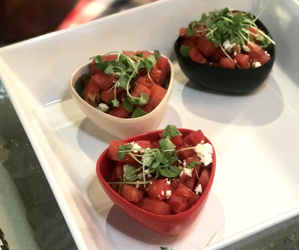 Racks Boca Raton Sunday Brunch, Watermelon Salad