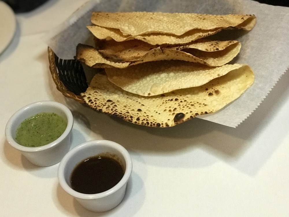 Tanjore Indian Cuisine, Lentil Crackers