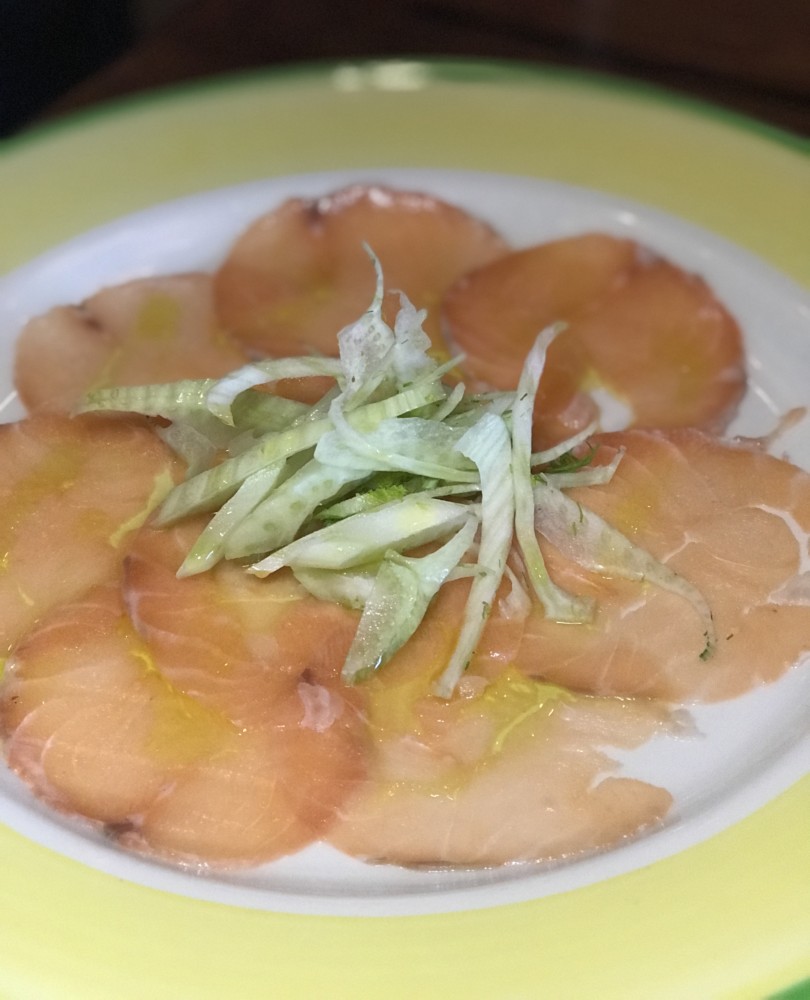 Sardinia Ristorante Delray Beach, Salmon Carpaccio