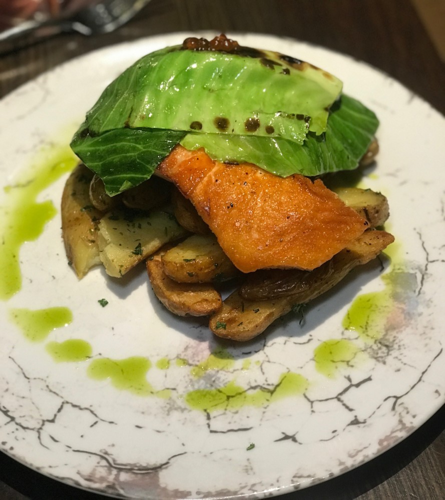 Tanzy Restaurant Boca Raton, Seared Salmon