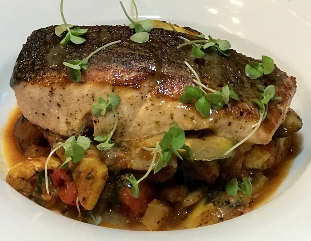 Square One Restaurant Boca Raton, Pan Roasted Salmon