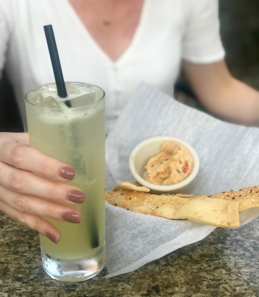 Max's Grille Boca Raton, Hummus and Breadsticks