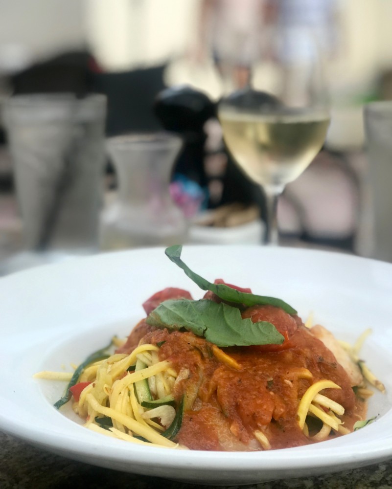 Max's Grille Boca Raton, Zoodles Shrimp Primavera