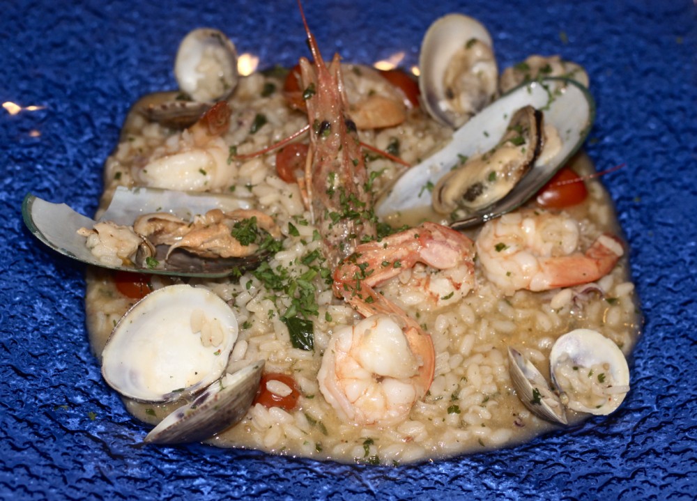 Vespri Siciliani Boca Raton, Seafood Risotto