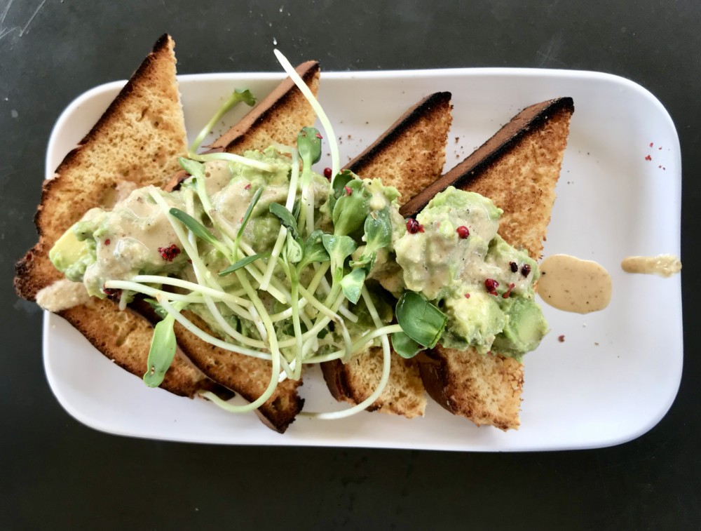 Green Bar & Kitchen Fort Lauderdale, Avocado Toast