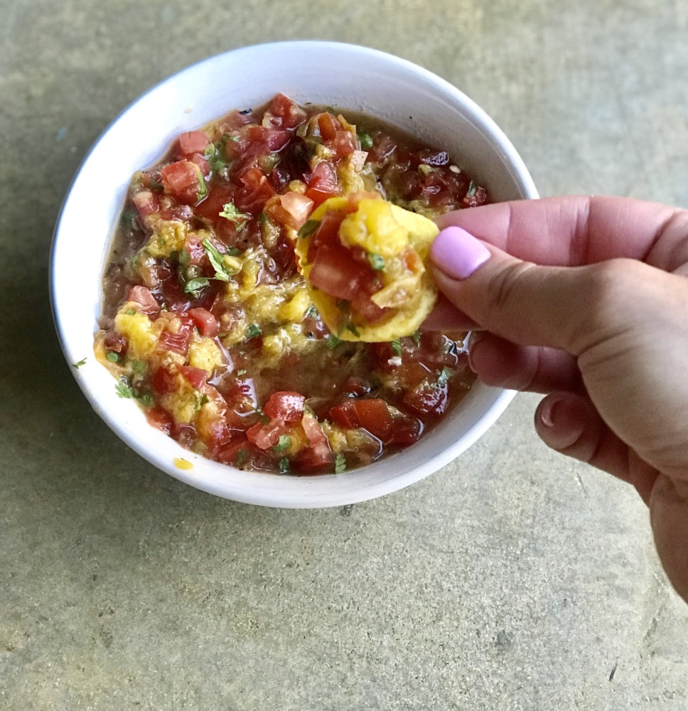 Grilled Peach Salsa with Fresh Florida Peaches