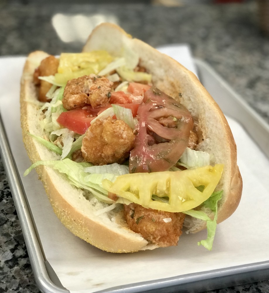 Stateside Sandwiches Boca Raton, Shrimp Po'Boy