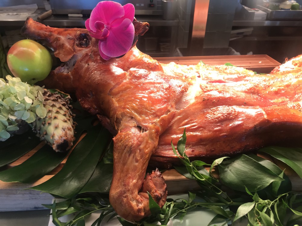 Florie's Palm Beach Brunch, Whole Roasted Pig