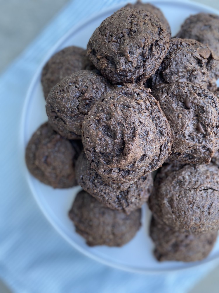 Keto Almond Butter Double Chocolate Cookies