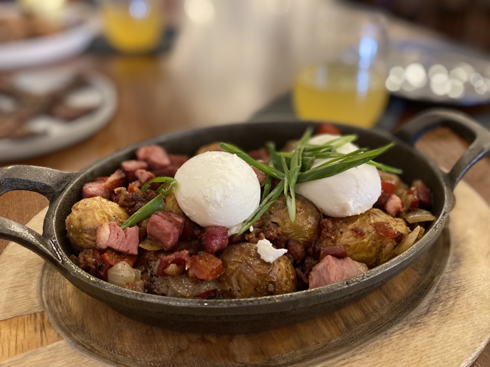 Smoked Duck and Bacon Hash