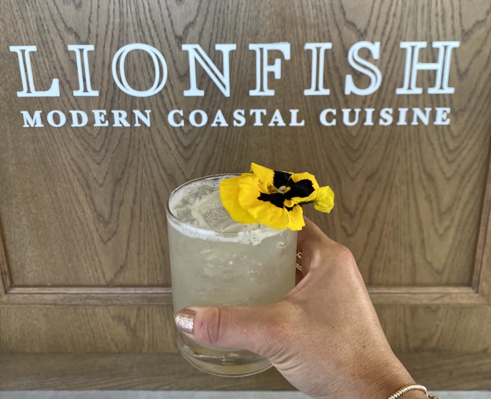 Lionfish Delray Beach Valentine's Day Gin Cocktail