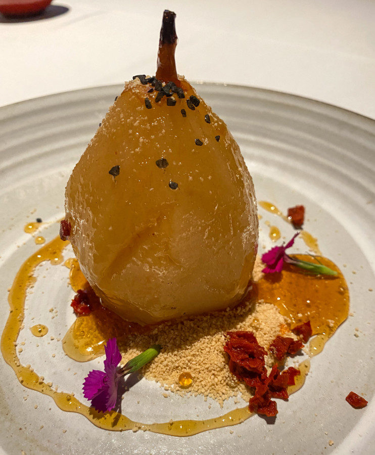 Asian Poached Pear