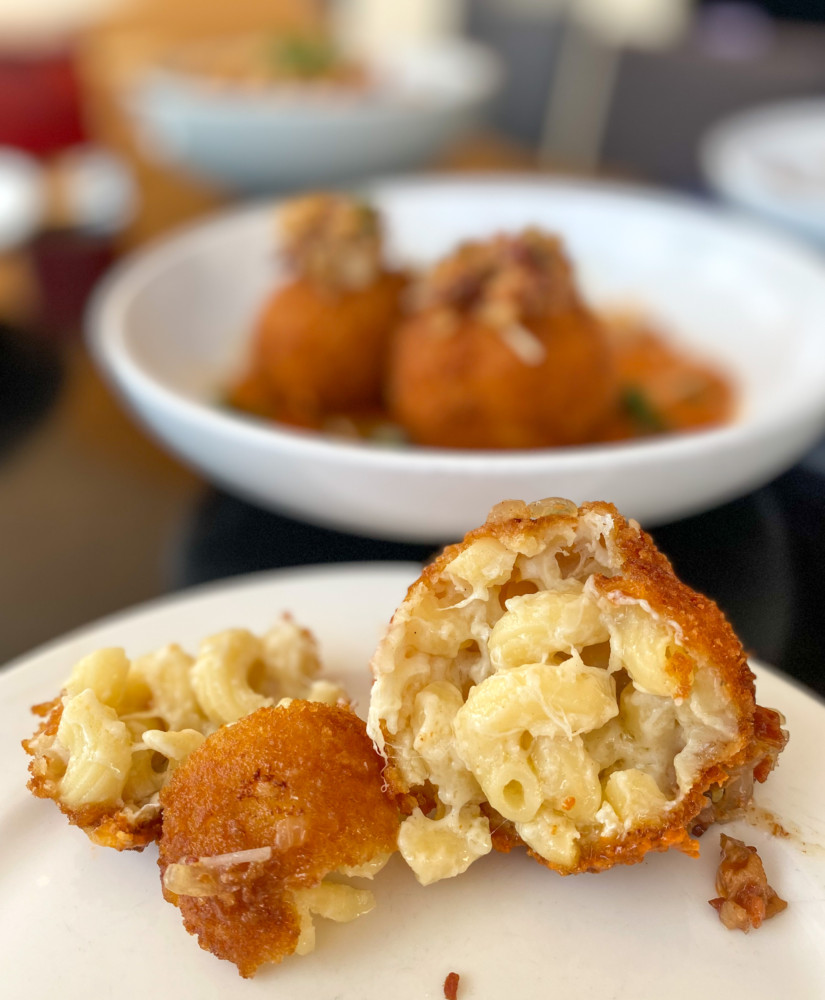 new menu mac and cheese balls