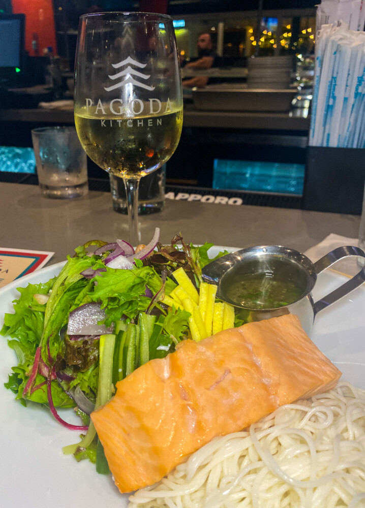 Pagoda Kitchen Singapore Salmon Salad