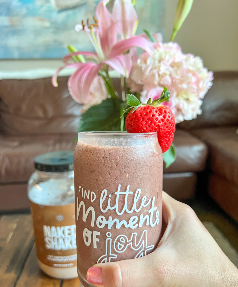 Chocolate Covered Berry Shake