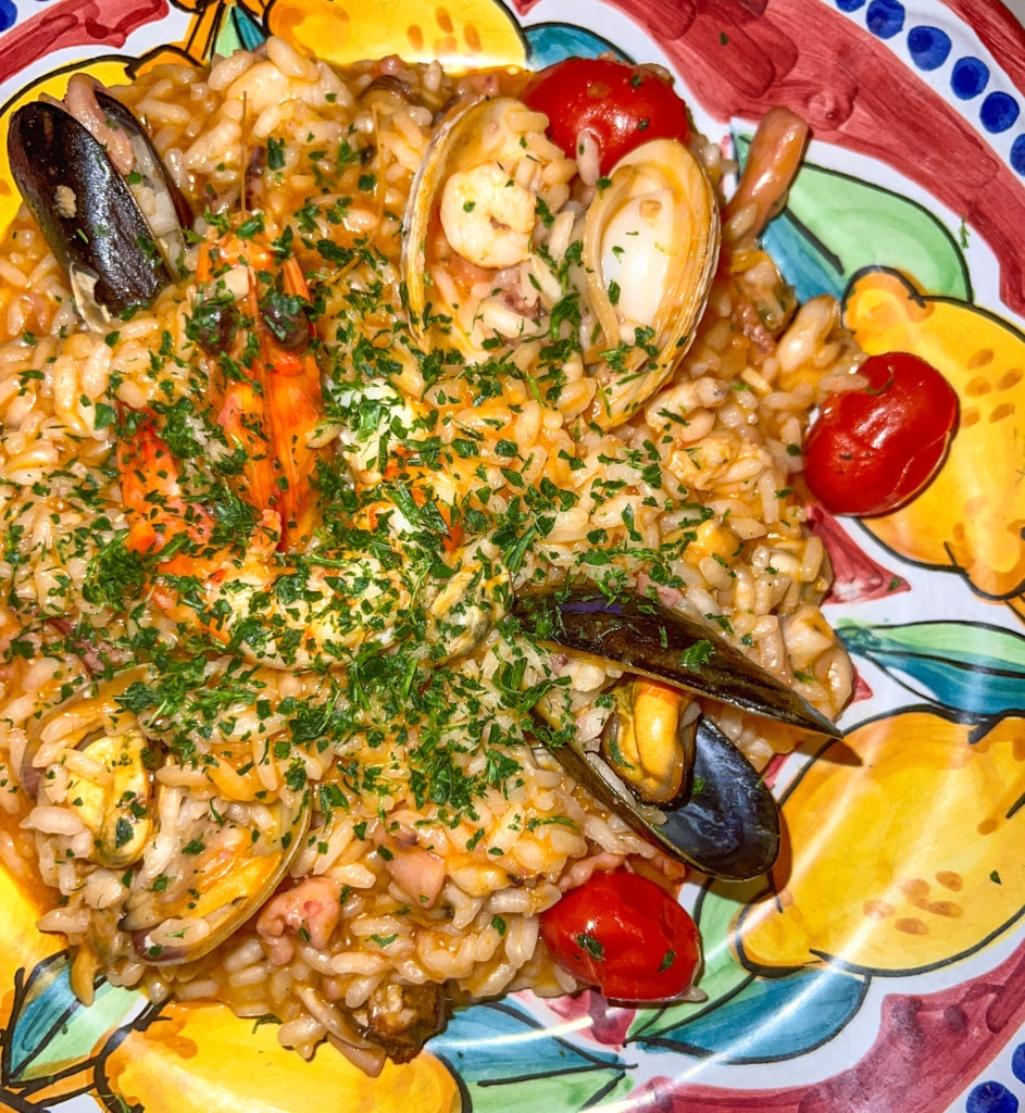 seafood risotto