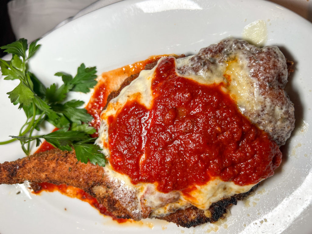 Gallaghers Boca Veal Chop Parmigiana