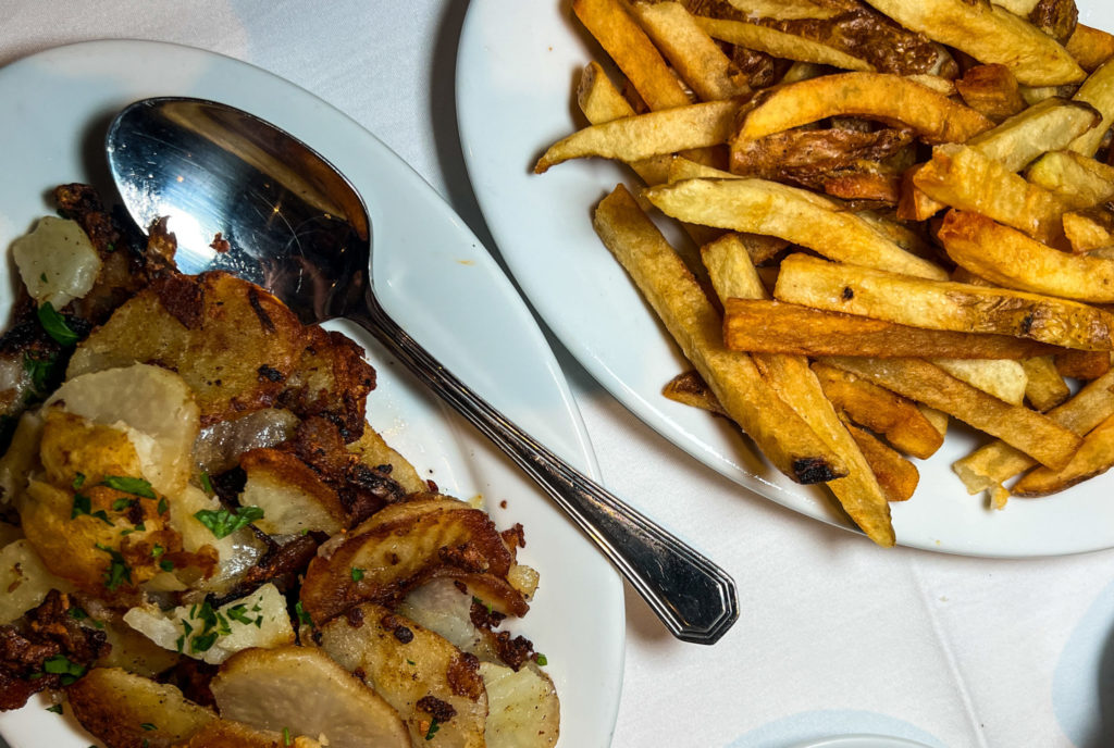 Lyonnaise Potatoes and French Fries